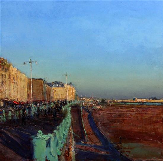 § Andrew Gifford (1970-) Brighton seafront, 16.25 x 16.5in.